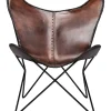 Fauteuil Butterfly Marron Eco.