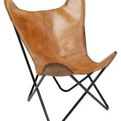 Fauteuil California Cuir Marron