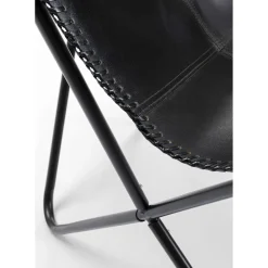 Fauteuil California Cuir Noir