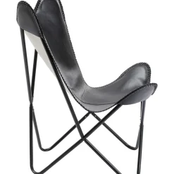 Fauteuil California Cuir Noir