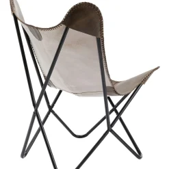 Fauteuil California Cuir Marron Fonce
