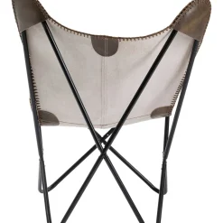 Fauteuil California Cuir Marron Fonce