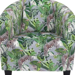 Fauteuil Cigar Lounge Jungle Vert