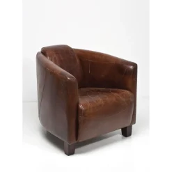 Fauteuil Cigar Lounge Marron