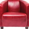 Fauteuil Cigar Lounge Rouge
