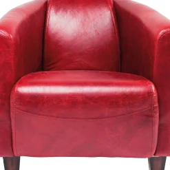 Fauteuil Cigar Lounge Rouge