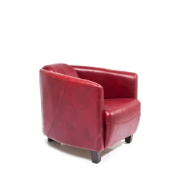 Fauteuil Cigar Lounge Rouge