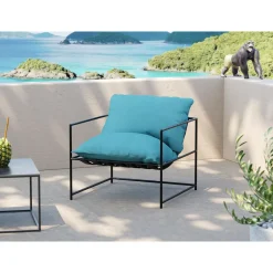 Fauteuil Cuby Garden Bleu