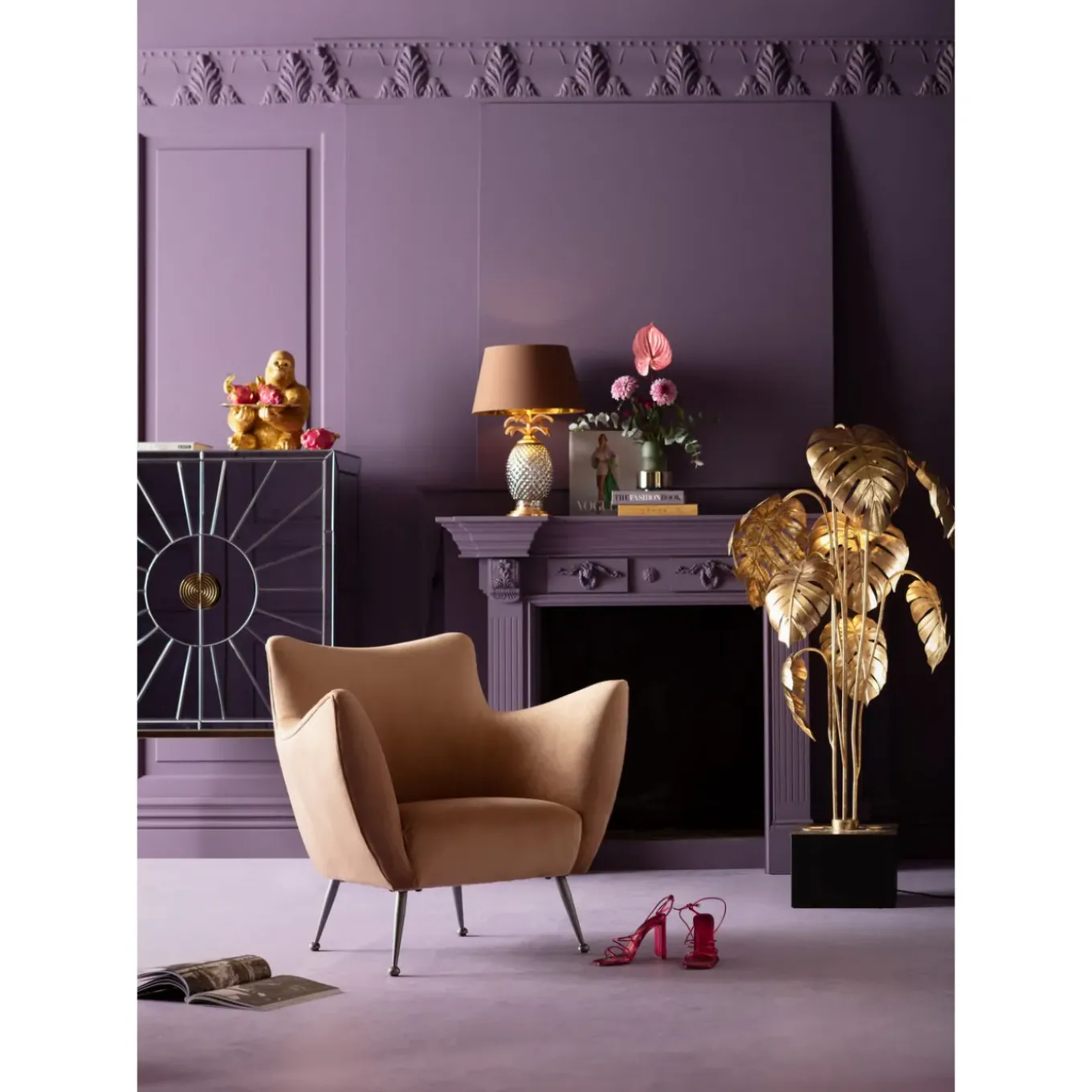 Fauteuil Goldfinger Taupe