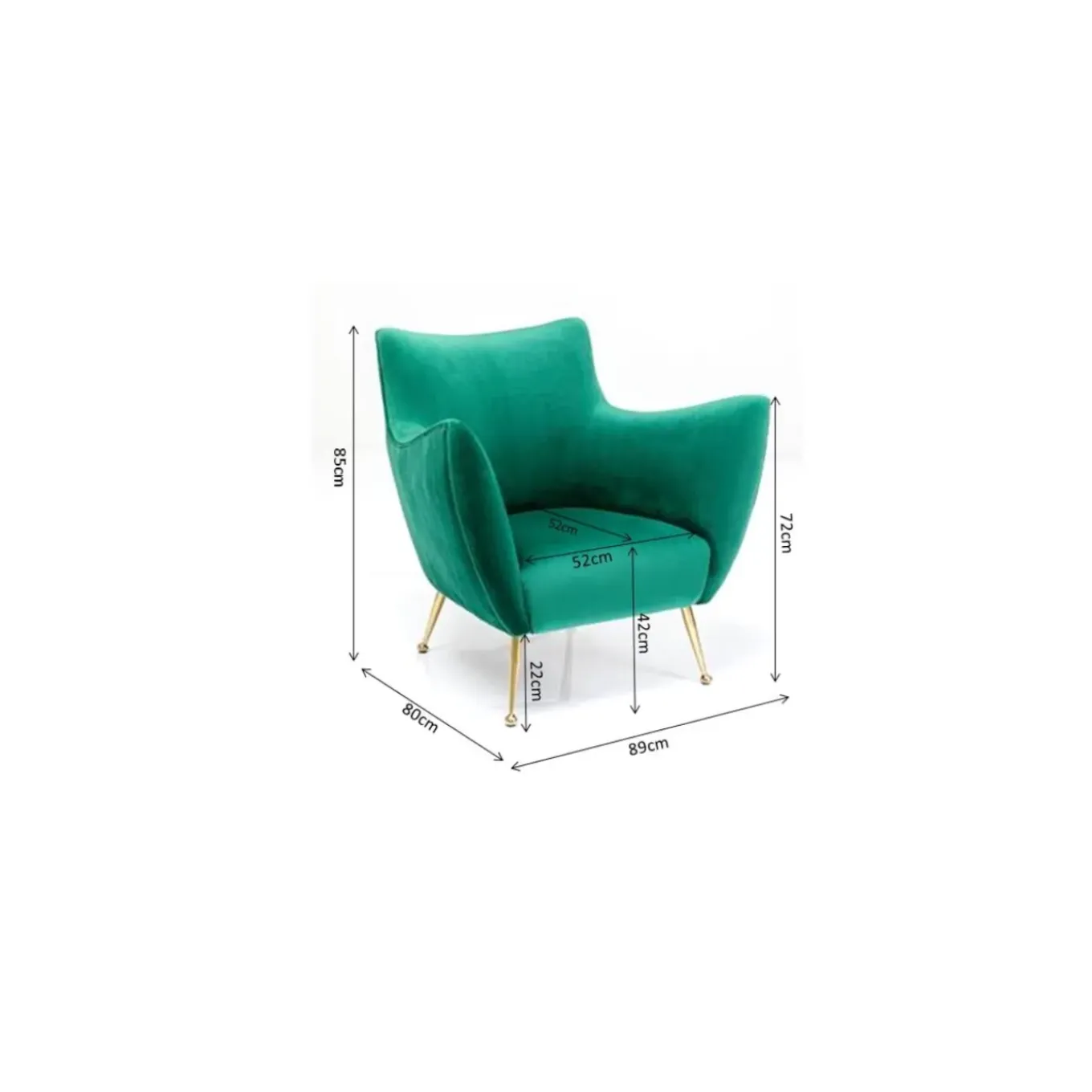Fauteuil Goldfinger Vert