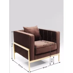 Fauteuil Loft Marron