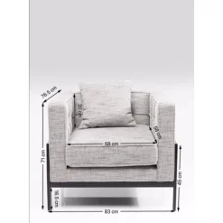 Fauteuil Loft Salt & Pepper