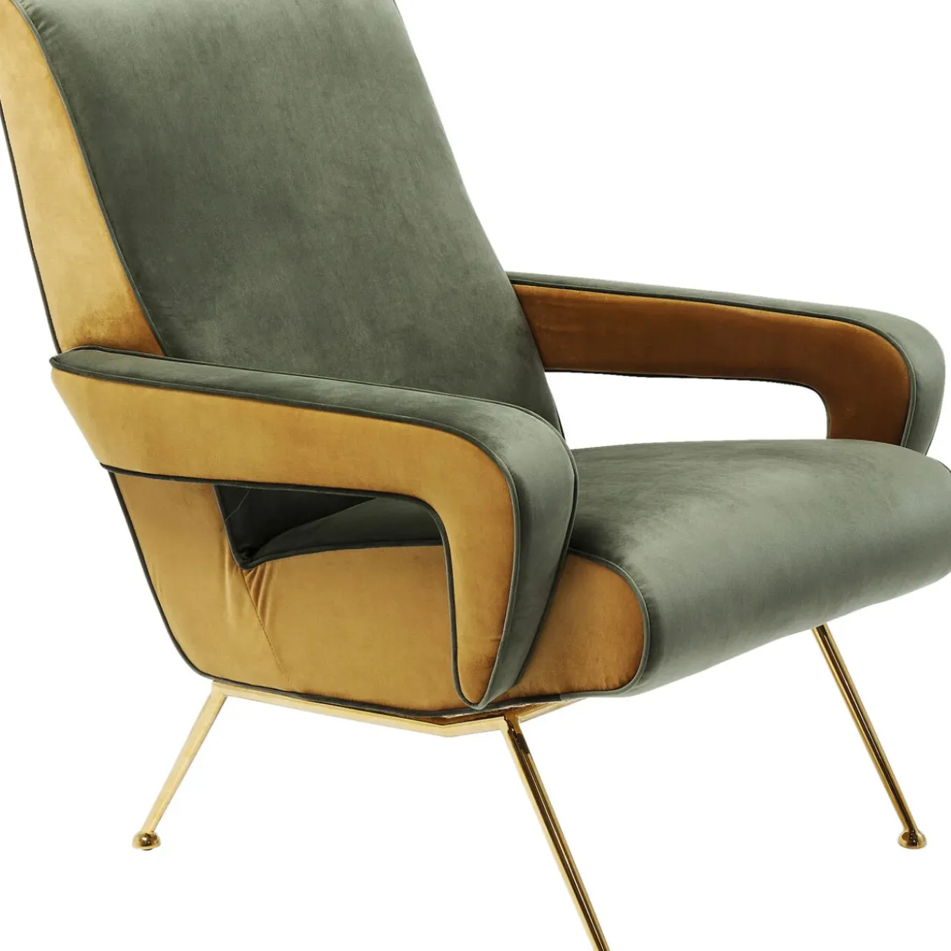 Fauteuil Luna Haut Dossier Vert