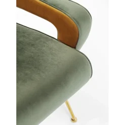 Fauteuil Luna Haut Dossier Vert