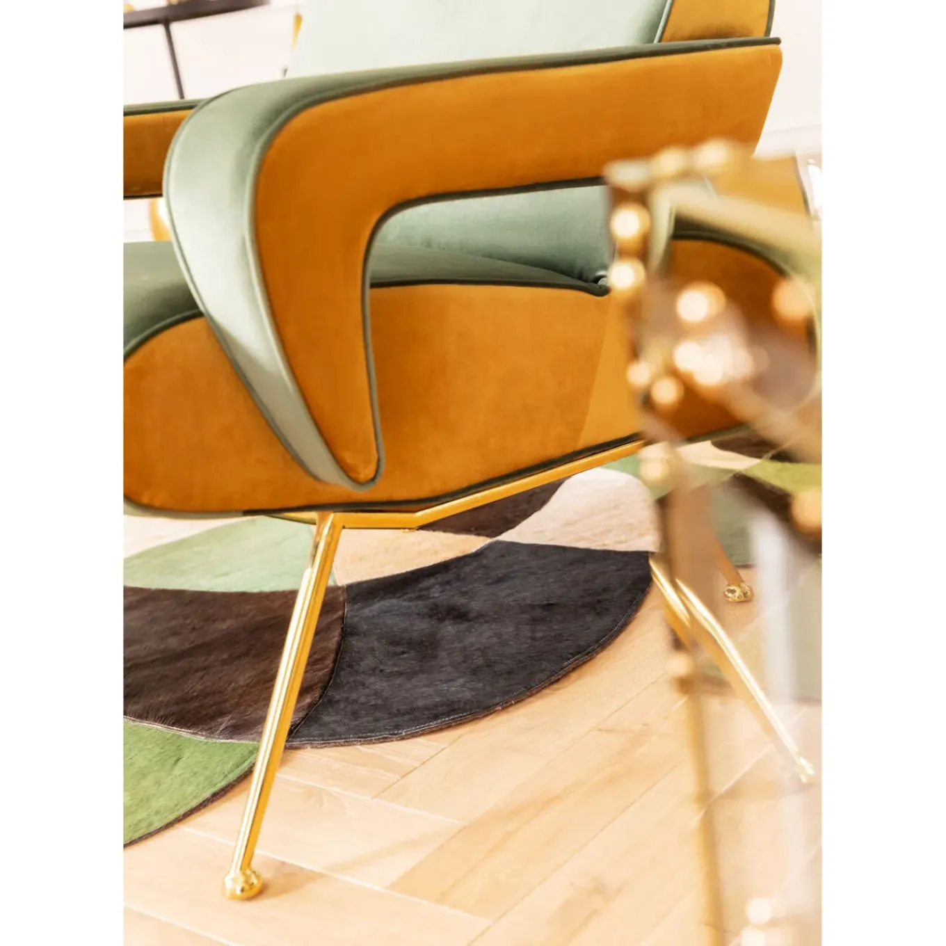 Fauteuil Luna Haut Dossier Vert