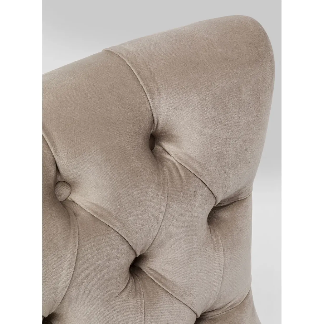 Fauteuil Pivotant Bellissima Velours Beige