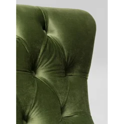 Fauteuil Pivotant Bellissima Velours Vert