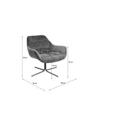 Fauteuil Pivotant Bristol Vert