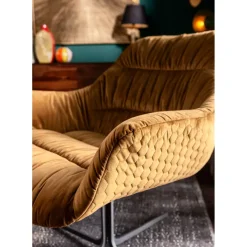 Fauteuil Pivotant Bristol Jaune
