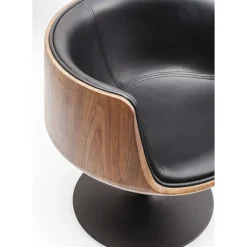 Fauteuil Pivotant Club Noyer