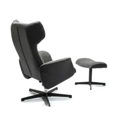 Fauteuil Pivotant Et Repose-Pieds Ohio Salt And Pe