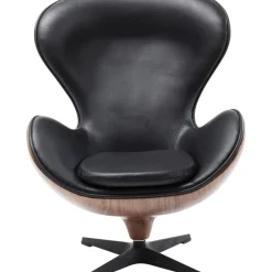 Fauteuil Pivotant Lounge Noir-Noyer