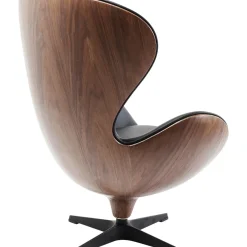Fauteuil Pivotant Lounge Noir-Noyer