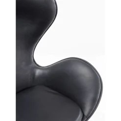Fauteuil Pivotant Lounge Noir-Noyer