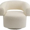 Fauteuil Pivotant Maye Creme