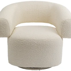 Fauteuil Pivotant Maye Creme
