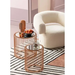 Fauteuil Pivotant Maye Creme