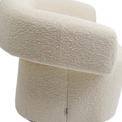 Fauteuil Pivotant Maye Creme