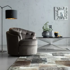 Fauteuil Pivotant Music Hall Gris