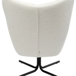 Fauteuil Pivotant Oscar Boucle Creme