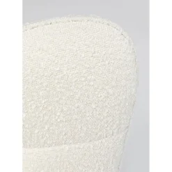 Fauteuil Pivotant Oscar Boucle Creme