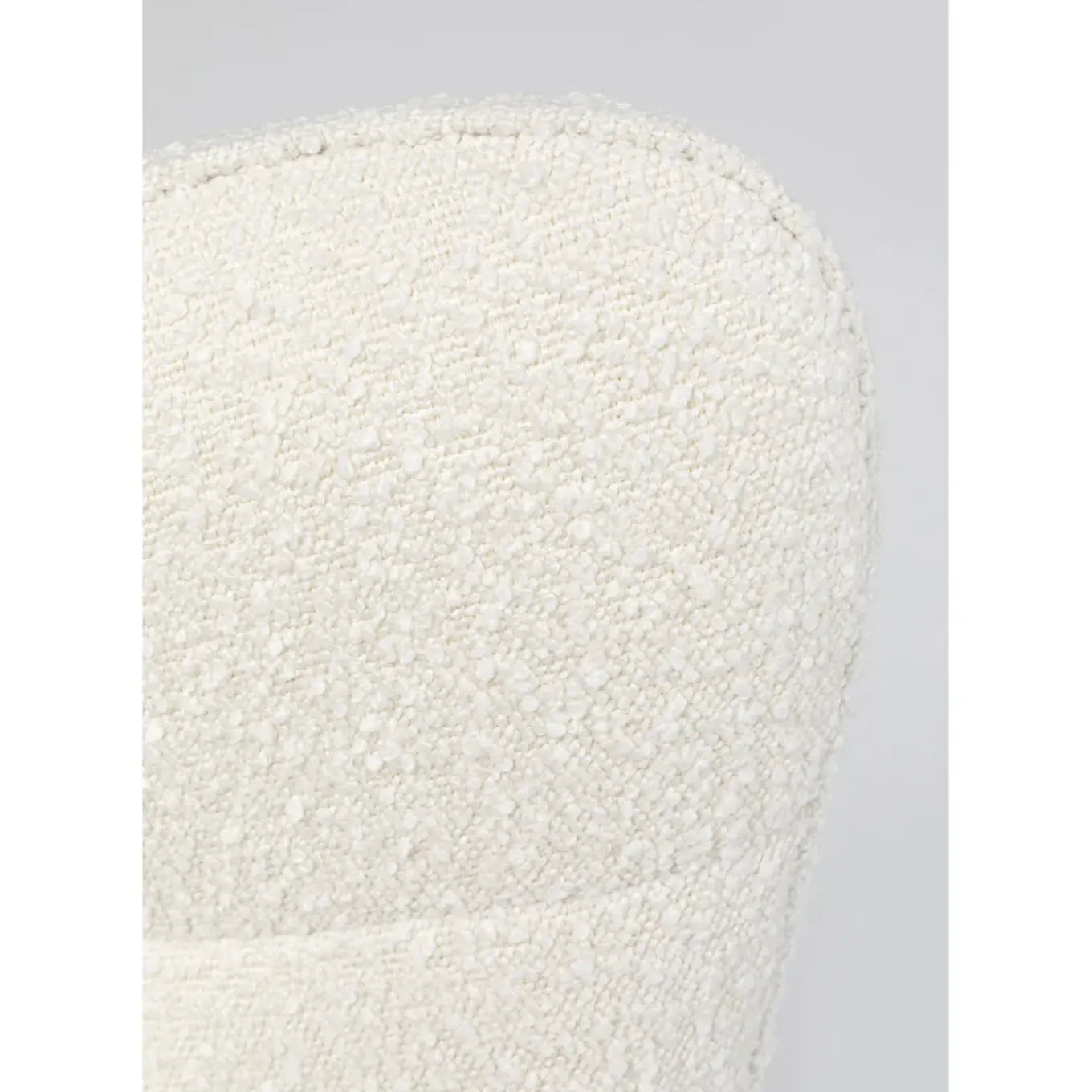 Fauteuil Pivotant Oscar Boucle Creme