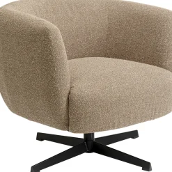 Fauteuil Pivotant Peony Beige