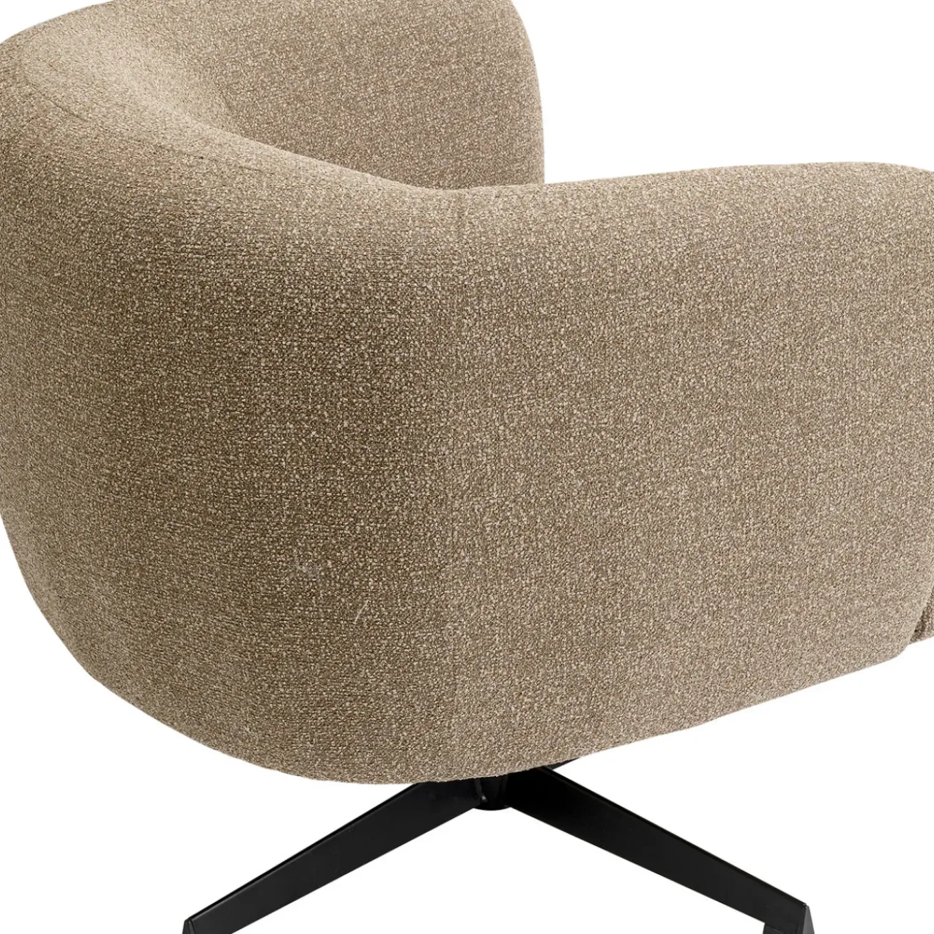 Fauteuil Pivotant Peony Beige