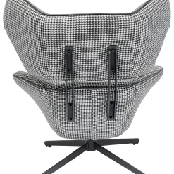 Fauteuil Pivotant Toledo Noir-Blanc