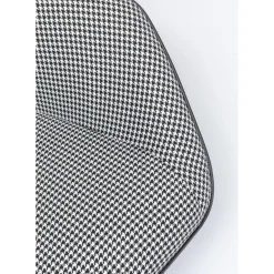 Fauteuil Pivotant Toledo Noir-Blanc