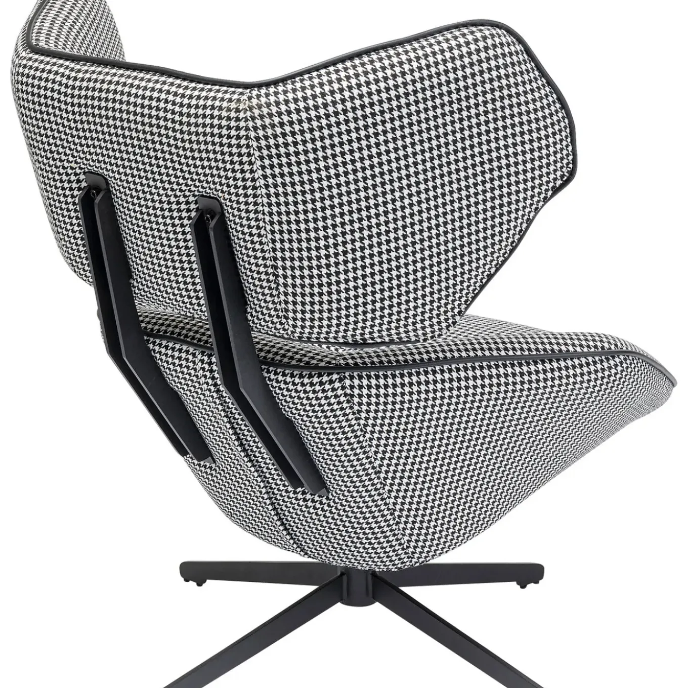 Fauteuil Pivotant Toledo Noir-Blanc