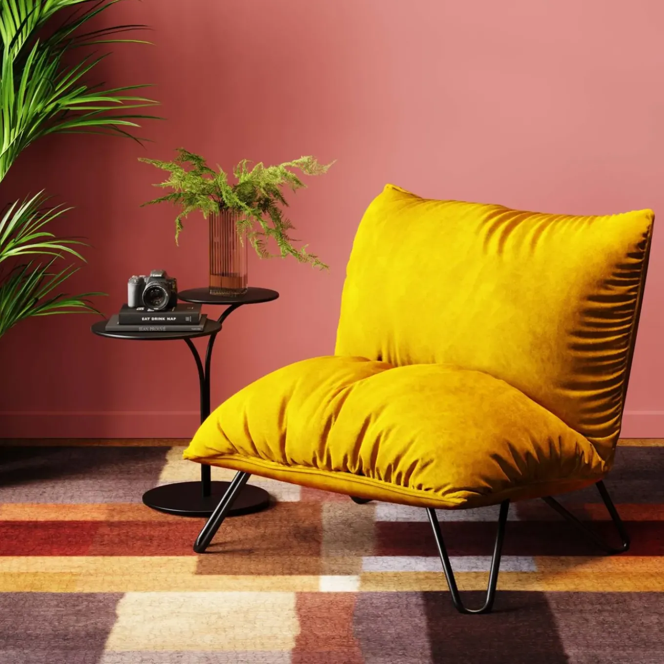 Fauteuil Port Pino Jaune