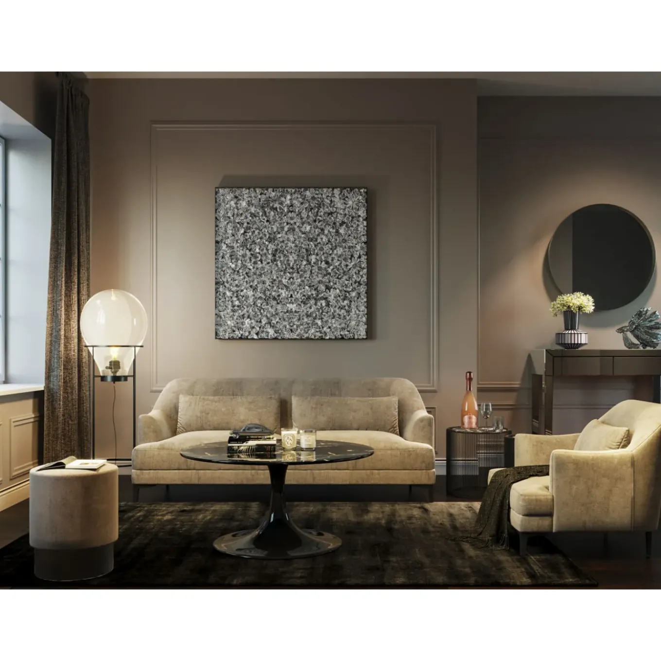 Fauteuil Proud Gris