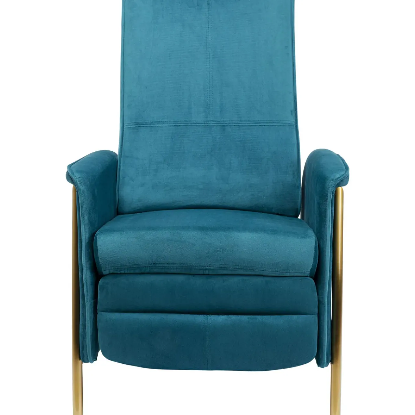 Fauteuil Relax Lazy Velours Bleu