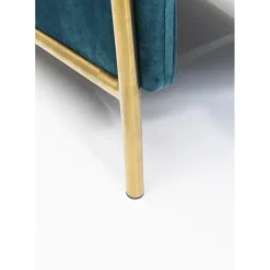 Fauteuil Relax Lazy Velours Bleu