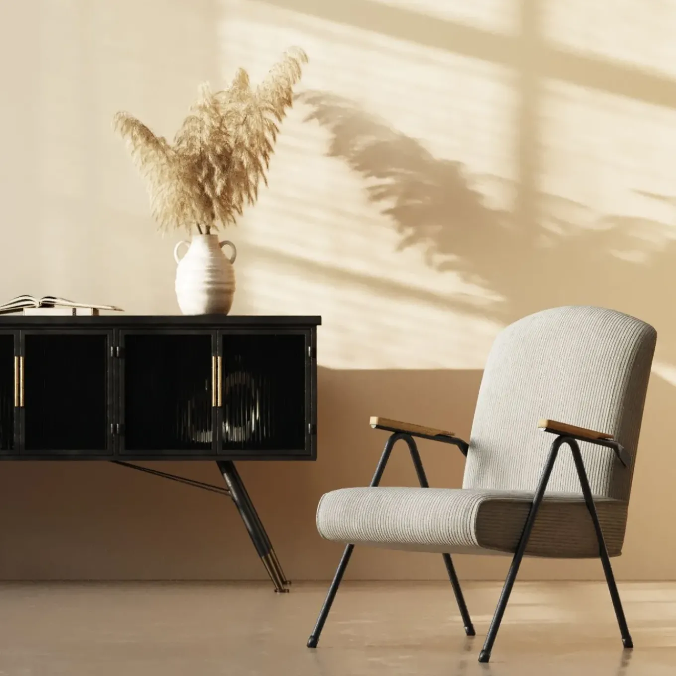Fauteuil Ryan Gris