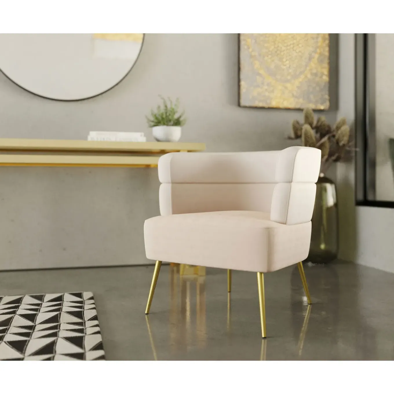 Fauteuil Sandwich Creme