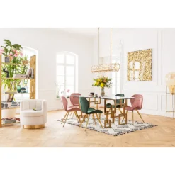 Fauteuil Silhouette Fur Blanc
