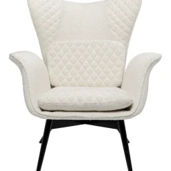 Fauteuil Tudor Boucle Creme