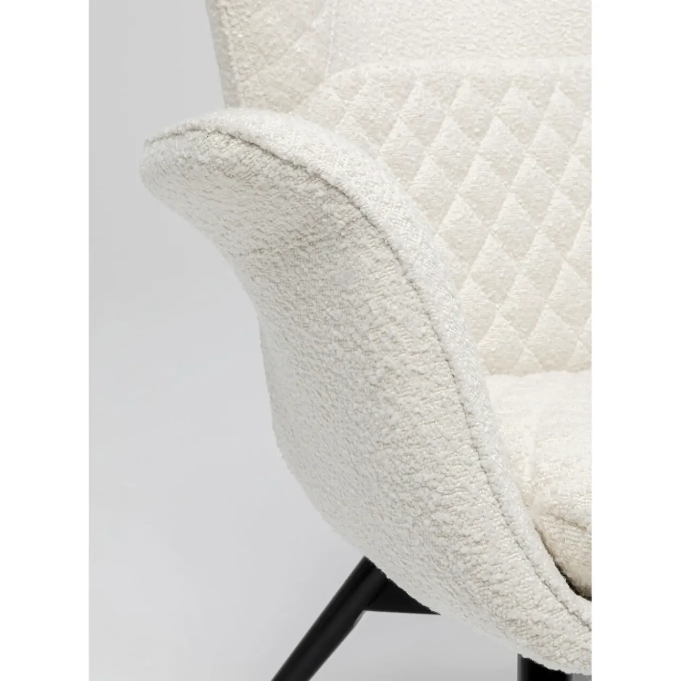 Fauteuil Tudor Boucle Creme